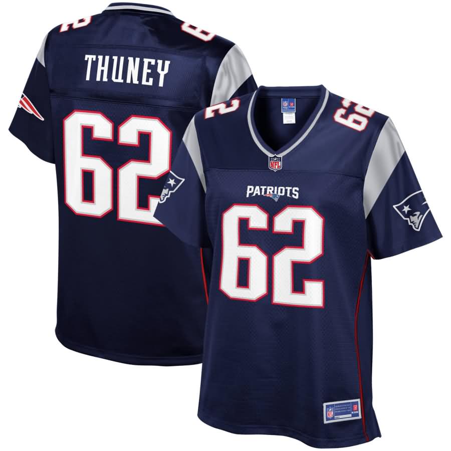 Joe Thuney New England Patriots NFL Pro Line Women's Player Jersey - Navy