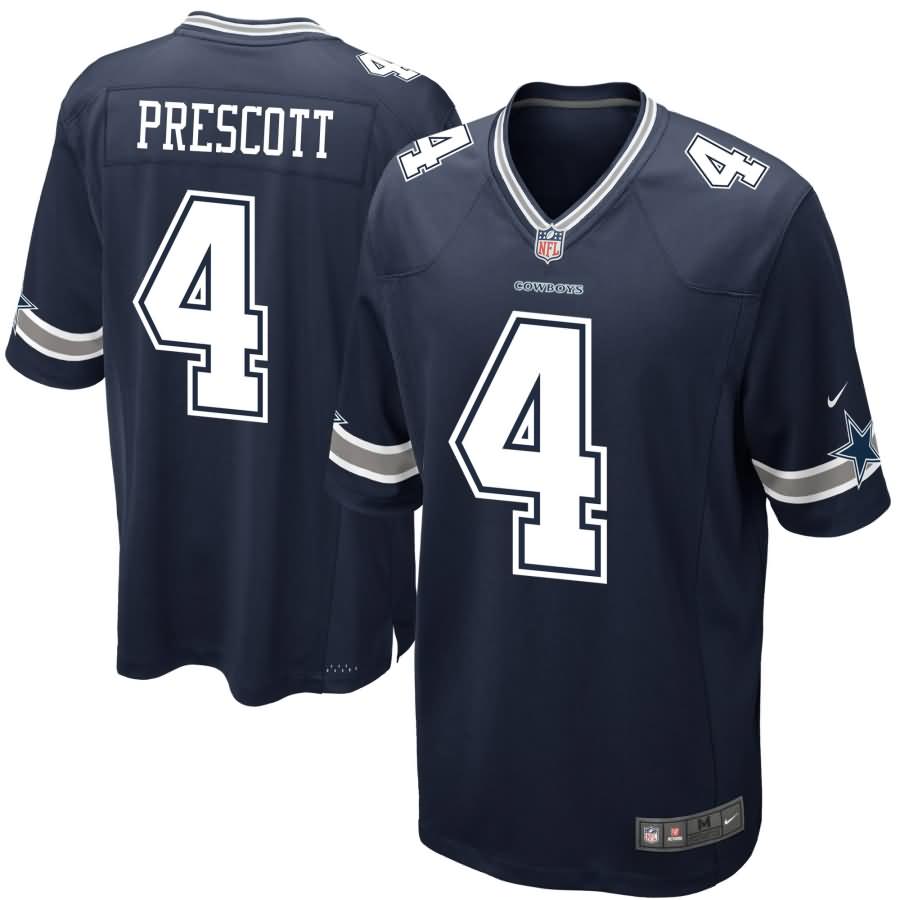 Dak Prescott Dallas Cowboys Nike Game Jersey - Navy