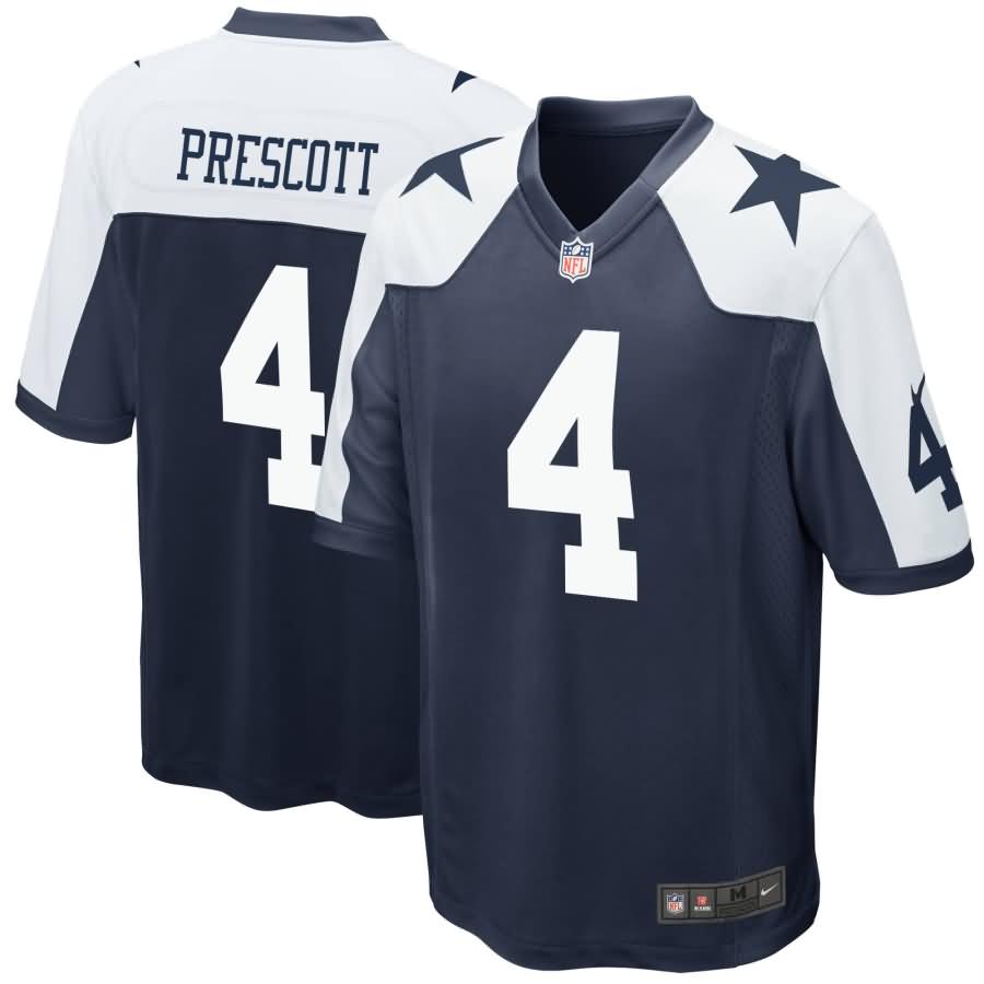 Dak Prescott Dallas Cowboys Nike Alternate Game Jersey - Navy