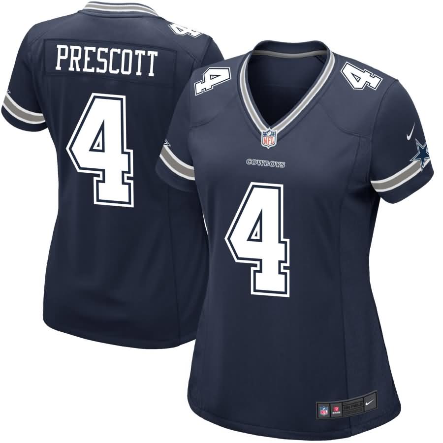 Dak Prescott Dallas Cowboys Nike Women's Game Jersey - Navy