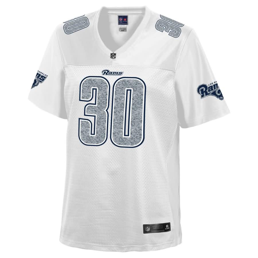 Todd Gurley II Los Angeles Rams NFL Pro Line Women's White Out Fashion Jersey - White