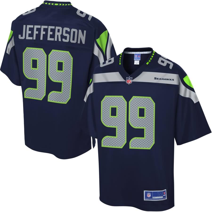 Quinton Jefferson Seattle Seahawks NFL Pro Line Player Jersey - College Navy