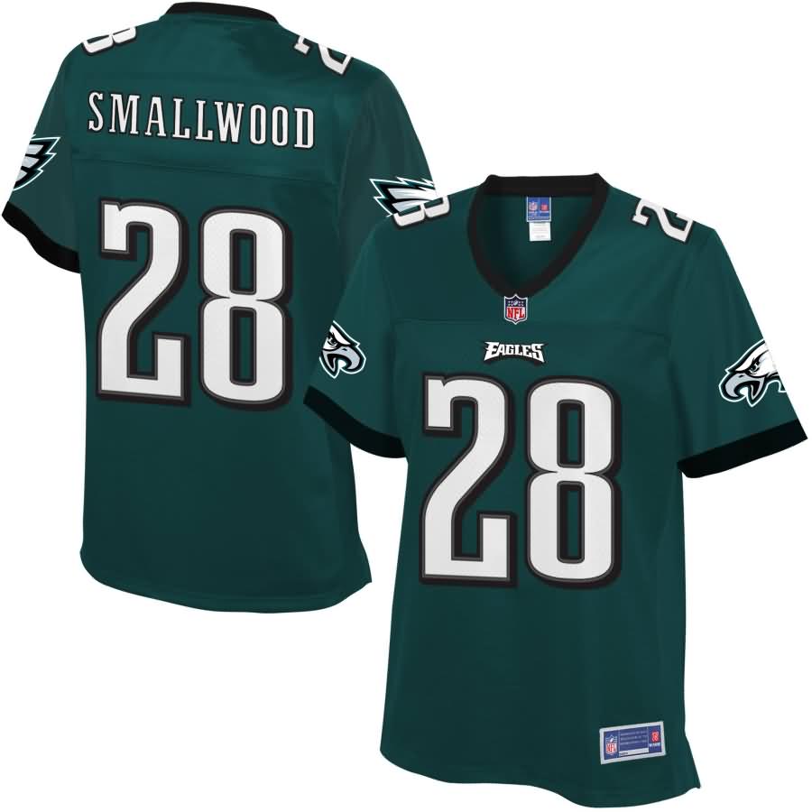 Wendell Smallwood Philadelphia Eagles NFL Pro Line Women's Player Jersey - Midnight Green