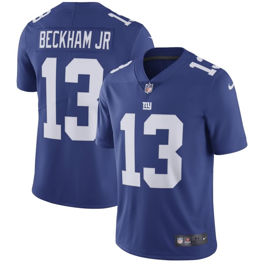 Odell Beckham Jr New York Giants Nike Vapor Untouchable Limited Player Jersey - Royal