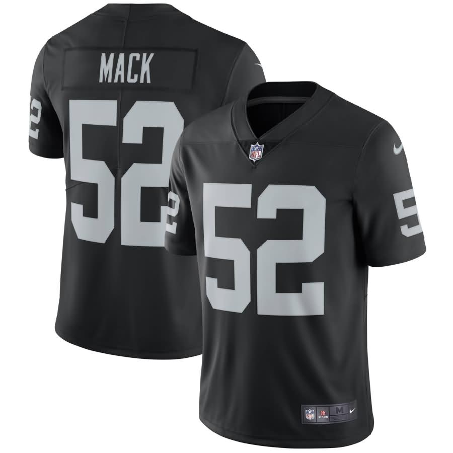 Khalil Mack Oakland Raiders Nike Vapor Untouchable Limited Player Jersey - Black