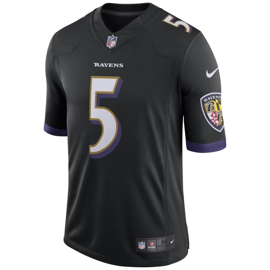 Joe Flacco Baltimore Ravens Nike Speed Machine Limited Player Jersey - Black