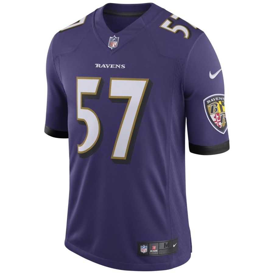 C.J. Mosley Baltimore Ravens Nike Speed Machine Limited Player Jersey - Purple