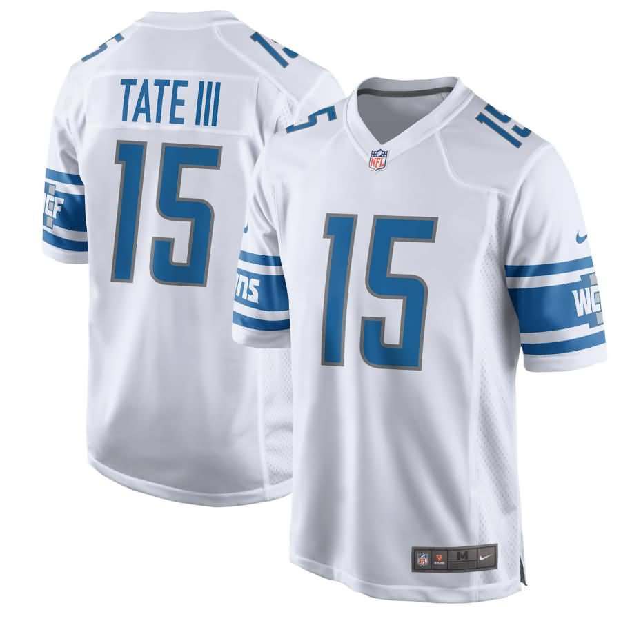 Golden Tate Detroit Lions Nike 2017 Game Jersey - White