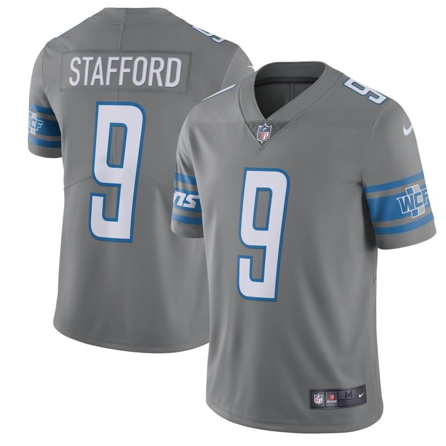 Matthew Stafford Detroit Lions Nike Vapor Untouchable Color Rush Limited Player Jersey - Steel
