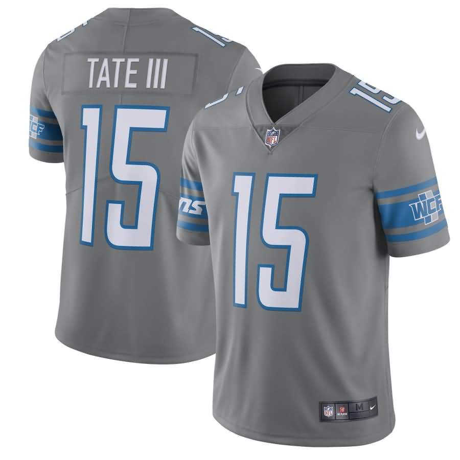 Golden Tate Detroit Lions Nike Vapor Untouchable Color Rush Limited Player Jersey - Steel