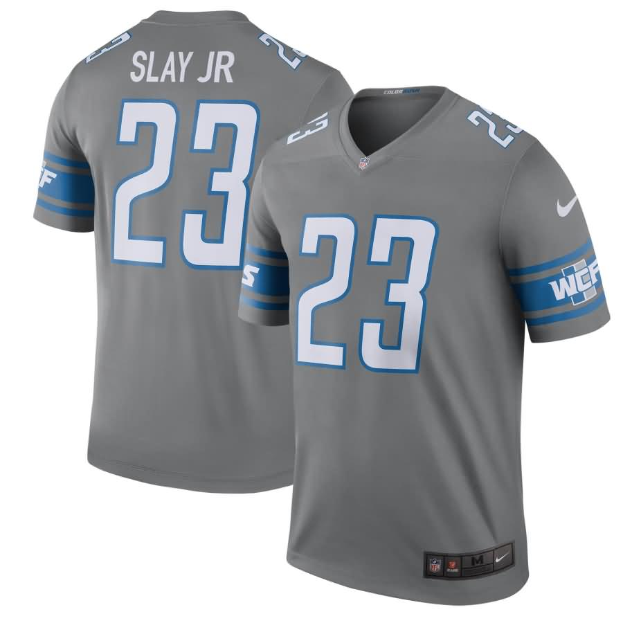 Darius Slay Detroit Lions Nike 2017 Color Rush Legend Jersey - Steel