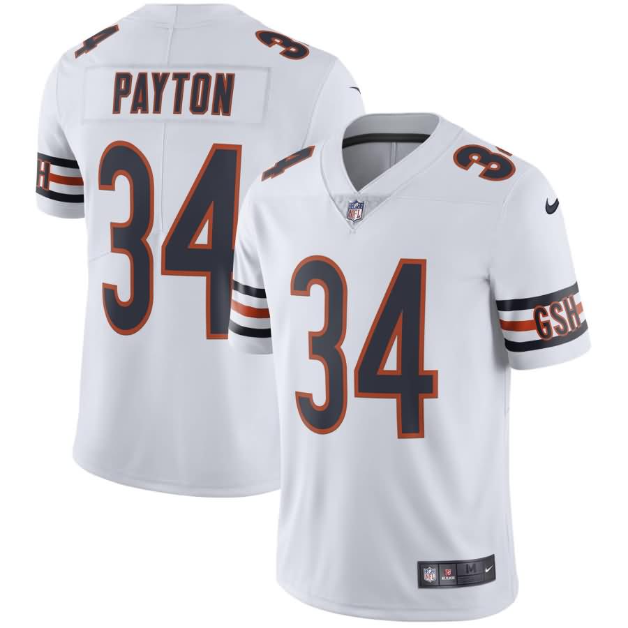 Walter Payton Chicago Bears Nike Retired Player Vapor Untouchable Limited Throwback Jersey - White