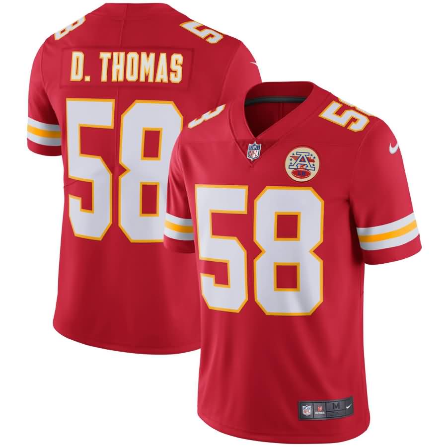 Derrick Thomas Kansas City Chiefs Nike Retired Player Vapor Untouchable Limited Throwback Jersey - Red