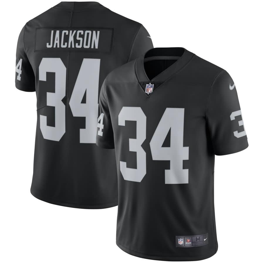 Bo Jackson Oakland Raiders Nike Retired Player Vapor Untouchable Limited Throwback Jersey - Black