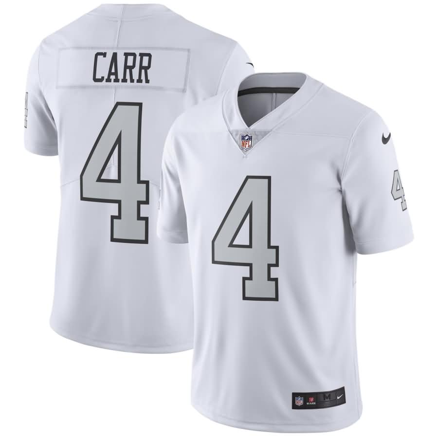 Derek Carr Oakland Raiders Nike Vapor Untouchable Color Rush Limited Player Jersey - White