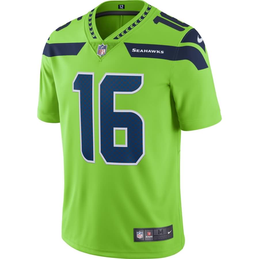 Tyler Lockett Seattle Seahawks Nike Vapor Untouchable Color Rush Limited Player Jersey - Neon Green