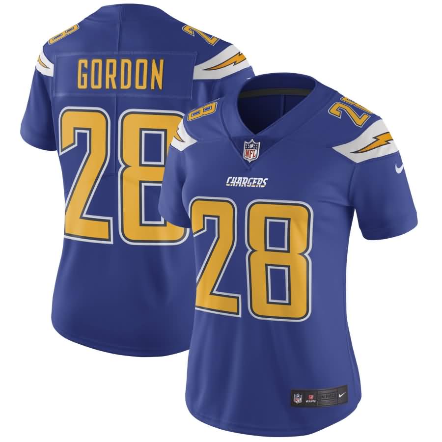 Melvin Gordon III Los Angeles Chargers Nike Women's Vapor Untouchable Color Rush Limited Player Jersey - Royal