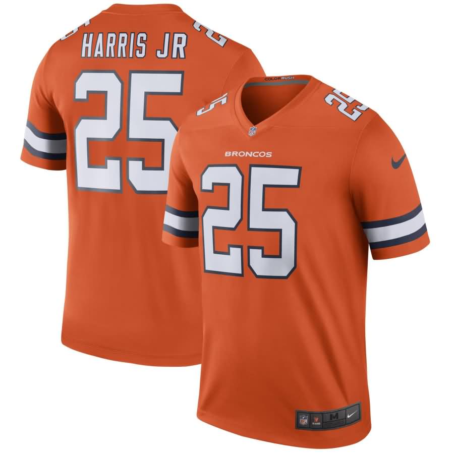 Chris Harris Jr Denver Broncos Nike Color Rush Legend Jersey - Orange