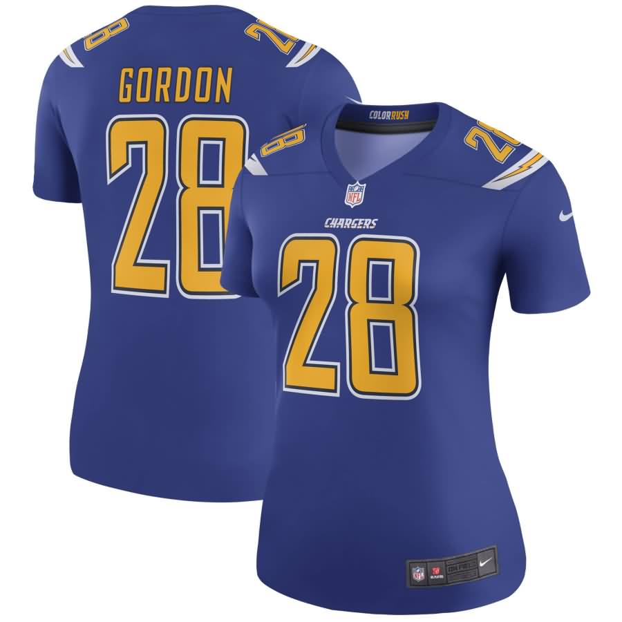 Melvin Gordon III Los Angeles Chargers Nike Women's Color Rush Legend Jersey - Royal