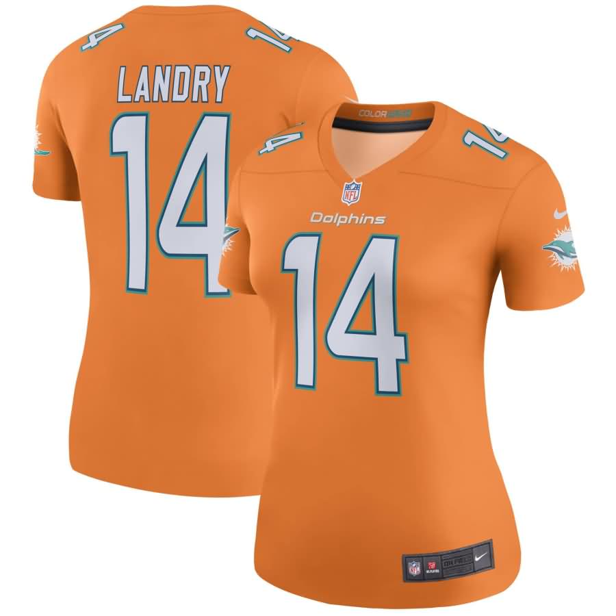 Jarvis Landry Miami Dolphins Nike Women's Color Rush Legend Jersey - Orange