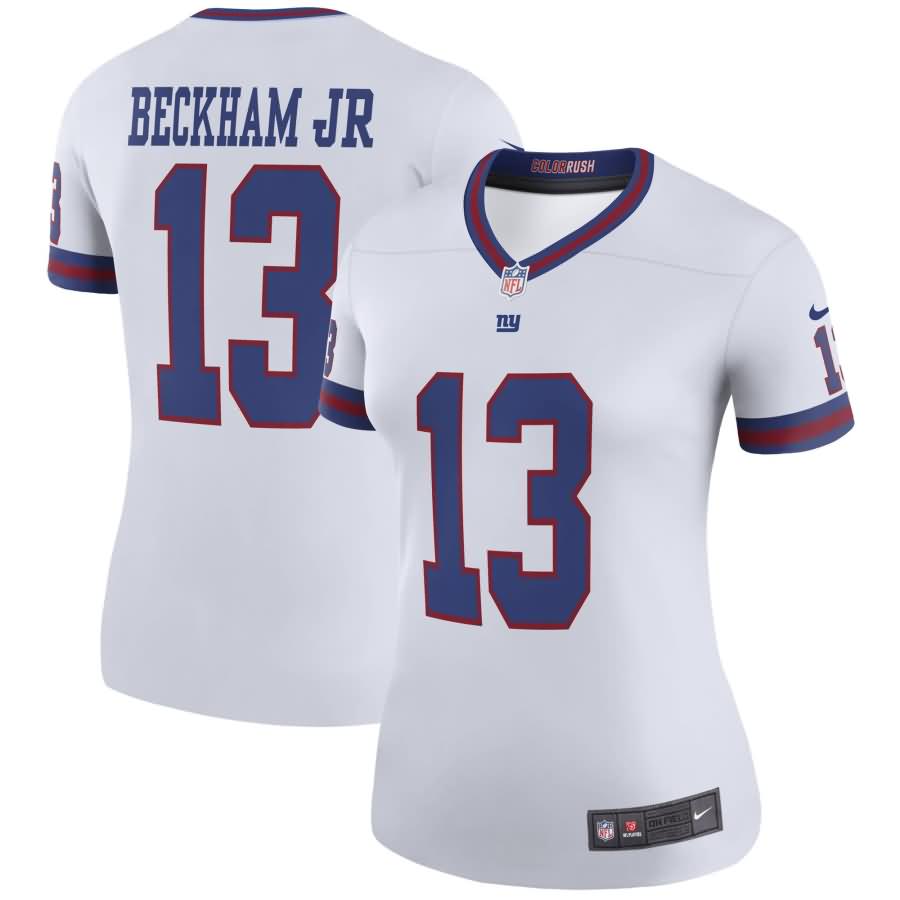 Odell Beckham Jr New York Giants Nike Women's Color Rush Legend Jersey - White