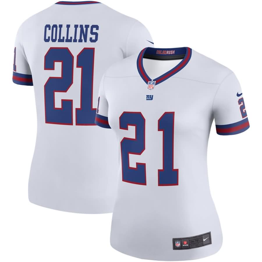 Landon Collins New York Giants Nike Women's Color Rush Legend Player Jersey - White