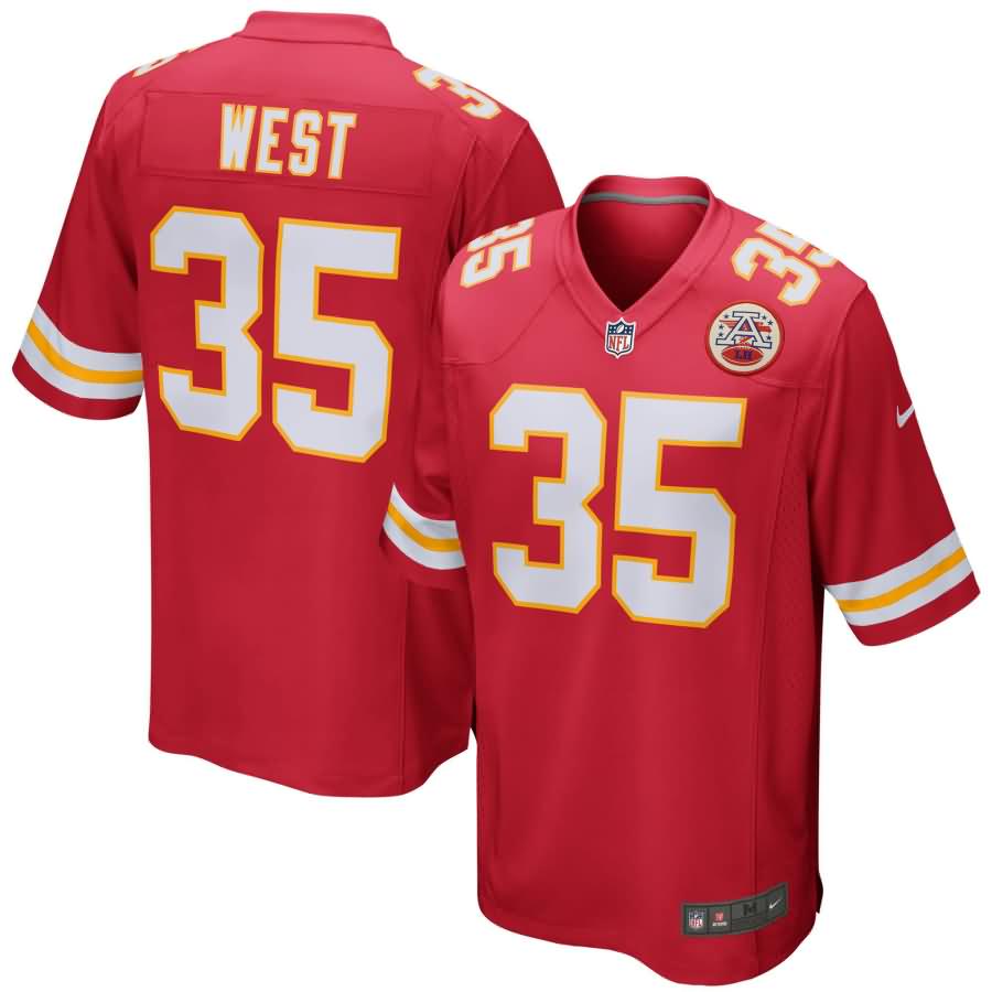 Charcandrick West Kansas City Chiefs Nike Game Jersey - Red