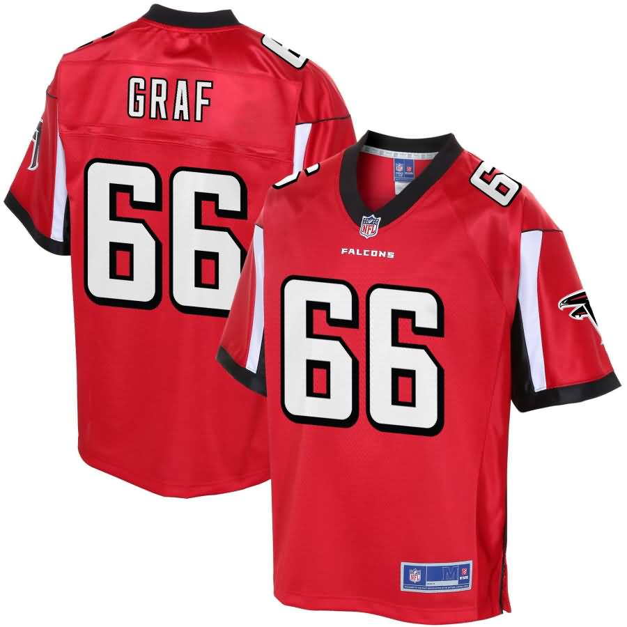 Kevin Graf Atlanta Falcons NFL Pro Line Player Jersey - Red