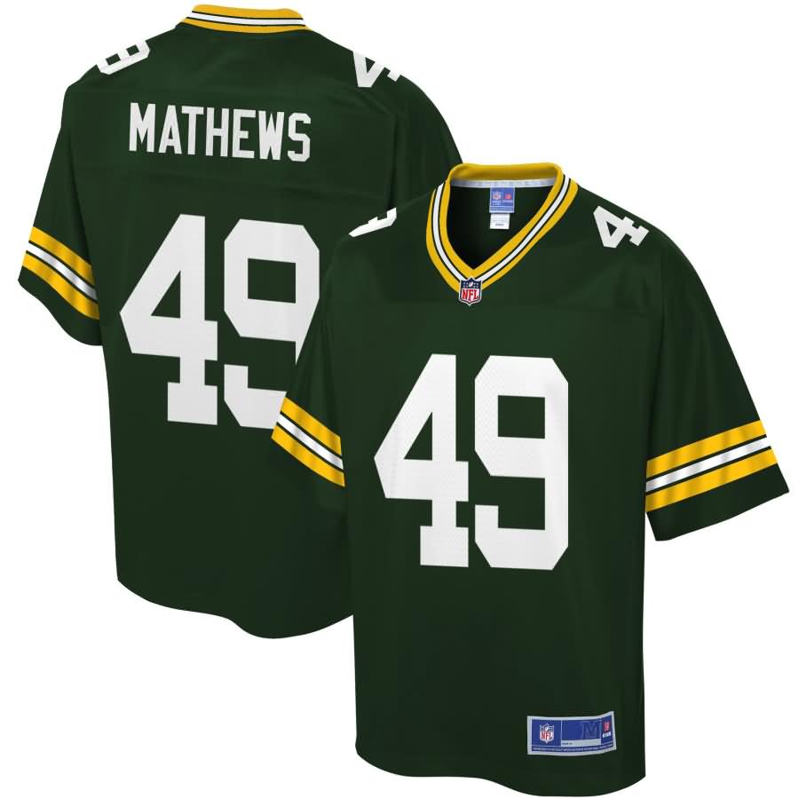Derrick Mathews Green Bay Packers NFL Pro Line Player Jersey - Green