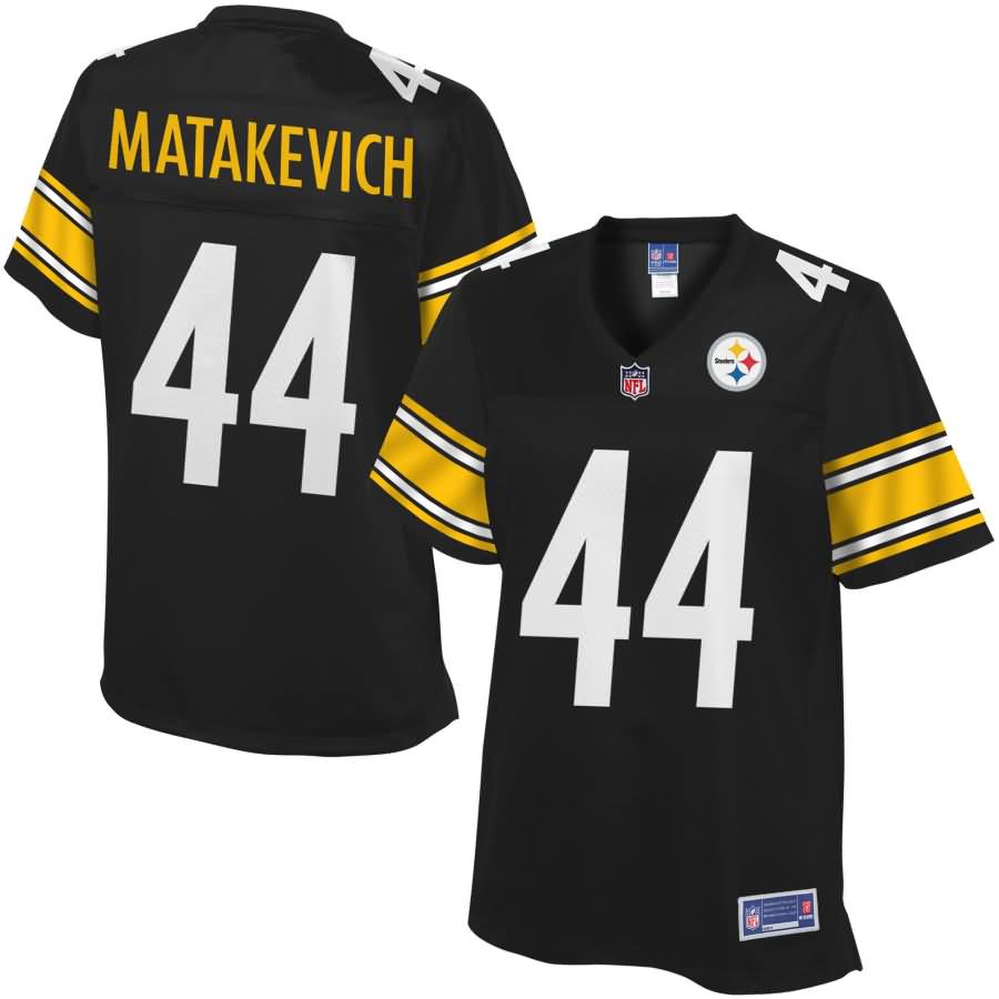 Tyler Matakevich Pittsburgh Steelers NFL Pro Line Women's Player Jersey - Black