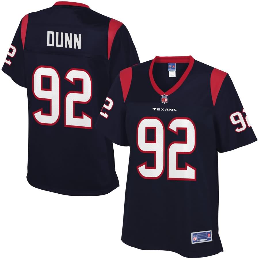 Brandon Dunn Houston Texans NFL Pro Line Women's Player Jersey - Navy