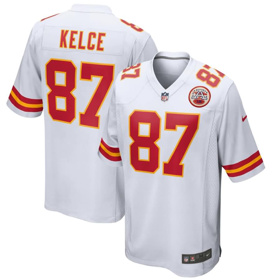 Travis Kelce Kansas City Chiefs Nike Game Jersey - White