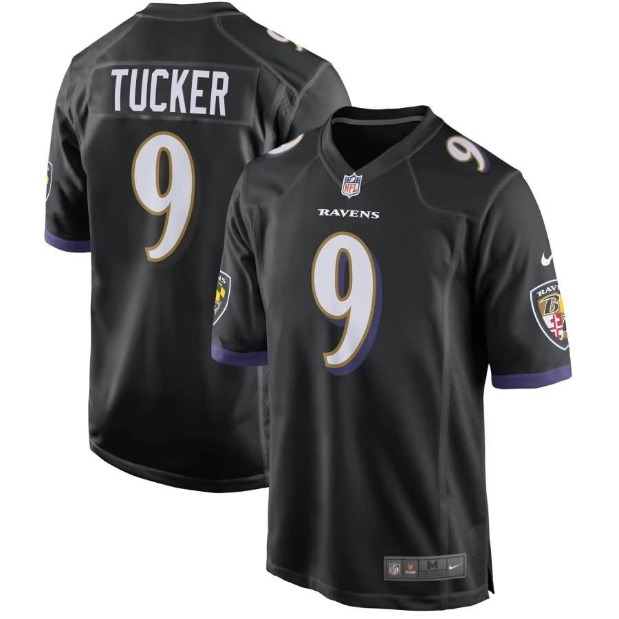 Justin Tucker Baltimore Ravens Nike Game Jersey - Black