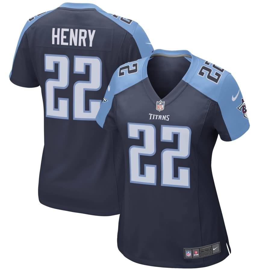 Derrick Henry Tennessee Titans Nike Women's Game Jersey - Navy