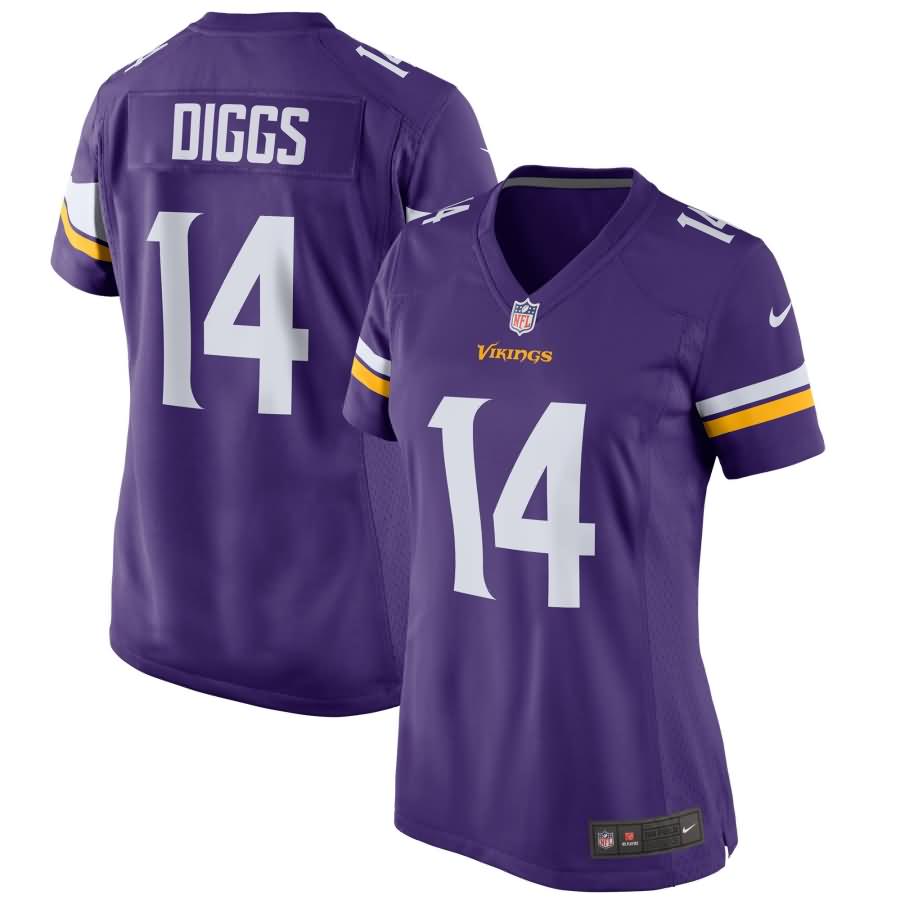 Stefon Diggs Minnesota Vikings Nike Women's Game Jersey - Purple