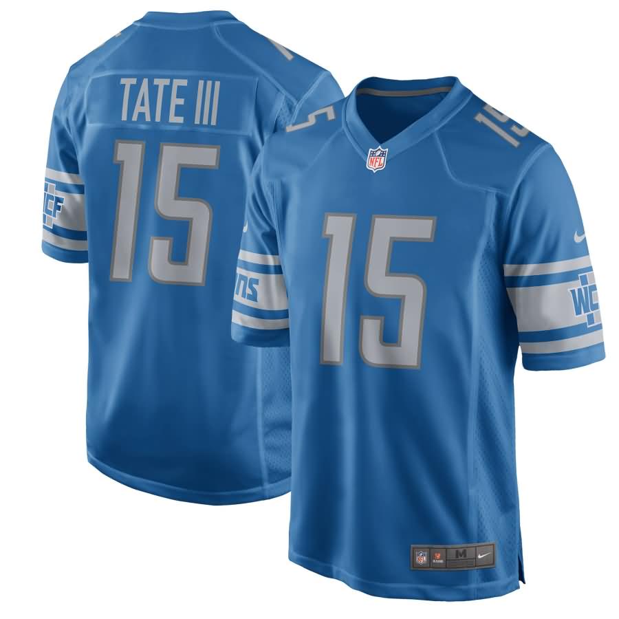 Golden Tate Detroit Lions Nike Youth 2017 Game Jersey - Blue
