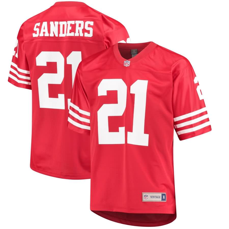 Deion Sanders San Francisco 49ers NFL Pro Line Retired Player Replica Jersey - Scarlet