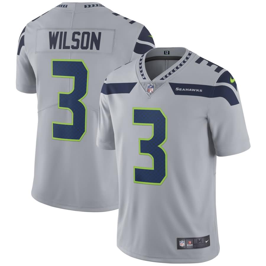 Russell Wilson Seattle Seahawks Nike Youth Vapor Untouchable Limited Player Jersey - Gray