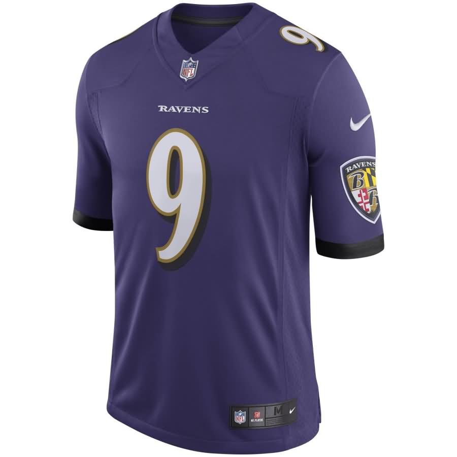 Justin Tucker Baltimore Ravens Nike Youth Speed Machine Limited Player Jersey - Purple