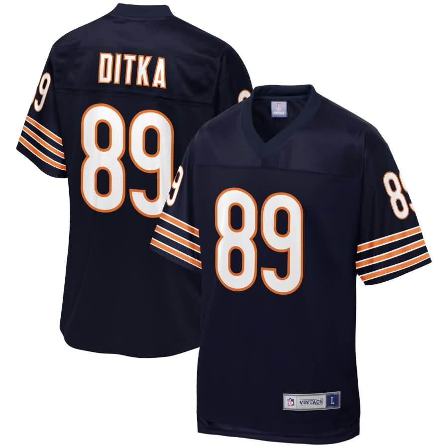 Mike Ditka Chicago Bears NFL Pro Line Retired Player Jersey - Navy