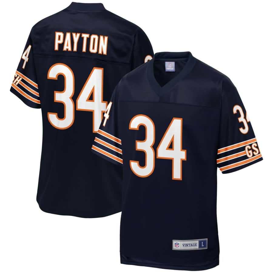 Walter Payton Chicago Bears NFL Pro Line Retired Player Jersey - Navy
