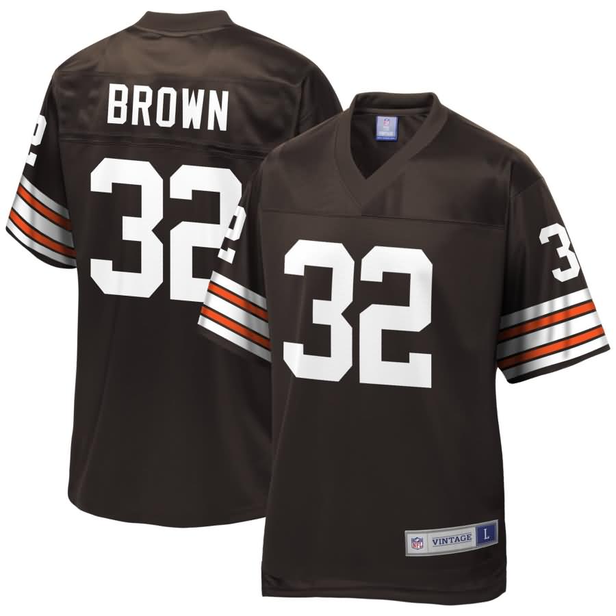 Jim Brown Cleveland Browns NFL Pro Line Retired Player Jersey - Brown