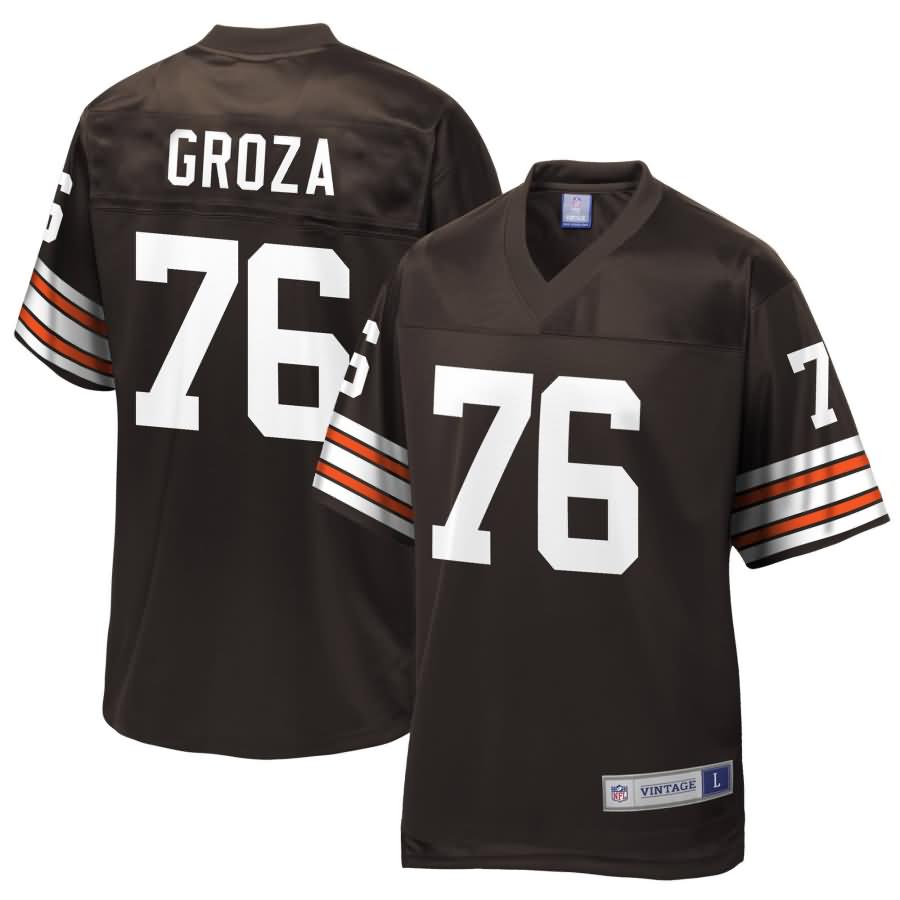 Lou Groza Cleveland Browns NFL Pro Line Retired Player Jersey - Brown