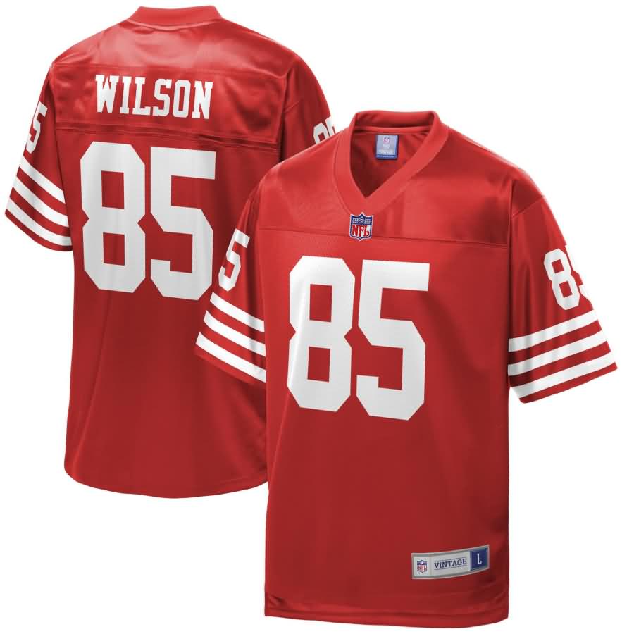 Mike Wilson San Francisco 49ers NFL Pro Line Retired Player Jersey - Scarlet