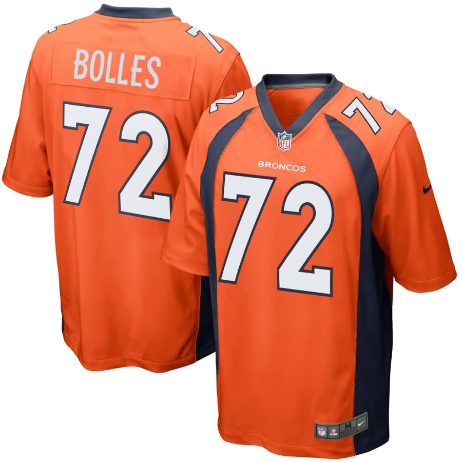 Garett Bolles Denver Broncos Nike Game Jersey - Orange