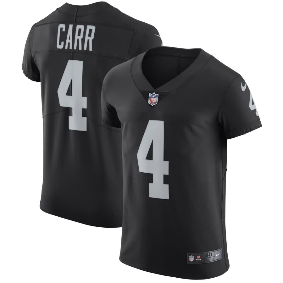 Derek Carr Oakland Raiders Nike Vapor Untouchable Elite Player Jersey - Black