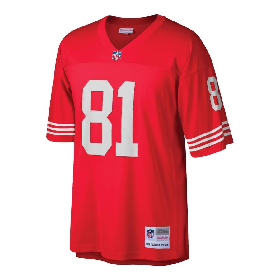 Terrell Owens San Francisco 49ers Mitchell & Ness Retired Player Replica Jersey - Scarlet