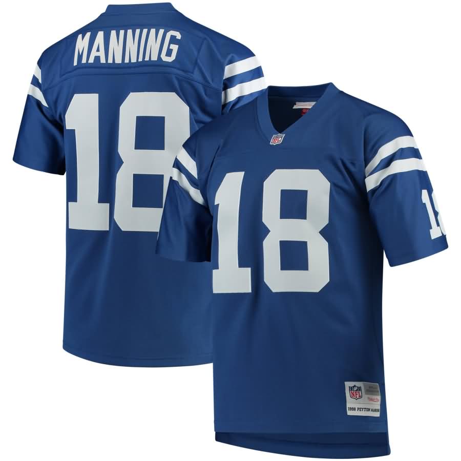 Peyton Manning Indianapolis Colts Mitchell & Ness Retired Player Replica Jersey - Royal