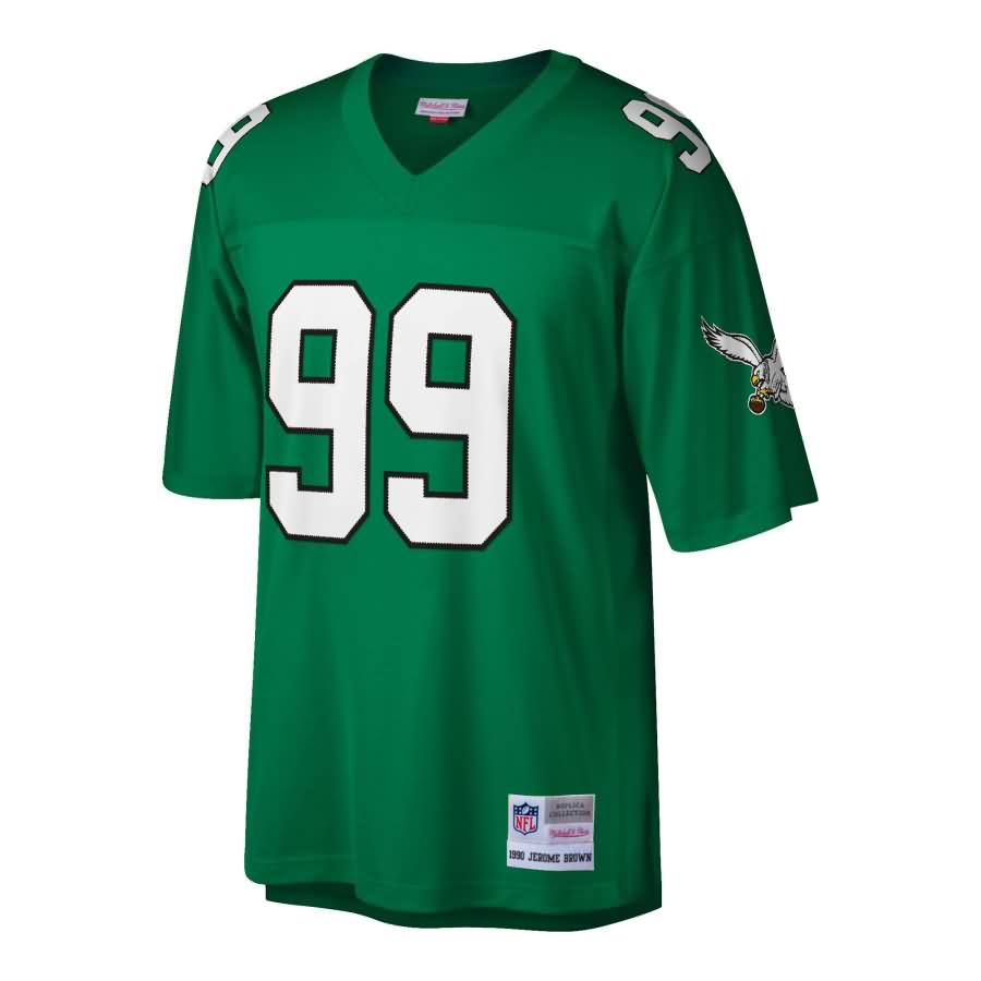 Jerome Brown Philadelphia Eagles Mitchell & Ness Retired Player Replica Jersey - Kelly Green