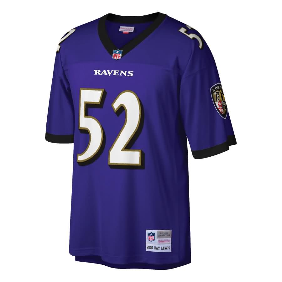 Ray Lewis Baltimore Ravens Mitchell & Ness Retired Player Replica Jersey - Purple